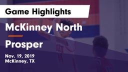 McKinney North  vs Prosper  Game Highlights - Nov. 19, 2019