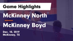 McKinney North  vs McKinney Boyd  Game Highlights - Dec. 10, 2019