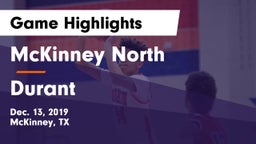 McKinney North  vs Durant  Game Highlights - Dec. 13, 2019