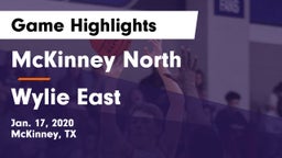 McKinney North  vs Wylie East  Game Highlights - Jan. 17, 2020