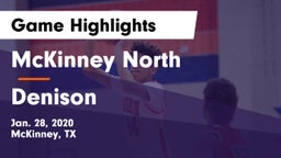 McKinney North  vs Denison  Game Highlights - Jan. 28, 2020