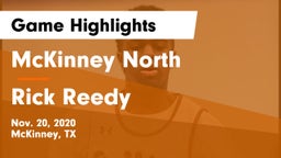 McKinney North  vs Rick Reedy  Game Highlights - Nov. 20, 2020
