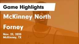McKinney North  vs Forney  Game Highlights - Nov. 23, 2020