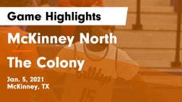McKinney North  vs The Colony  Game Highlights - Jan. 5, 2021