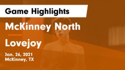 McKinney North  vs Lovejoy  Game Highlights - Jan. 26, 2021