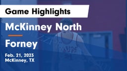 McKinney North  vs Forney  Game Highlights - Feb. 21, 2023