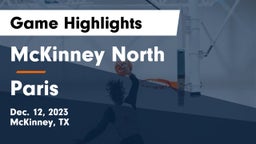 McKinney North  vs Paris  Game Highlights - Dec. 12, 2023