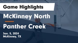 McKinney North  vs Panther Creek  Game Highlights - Jan. 5, 2024
