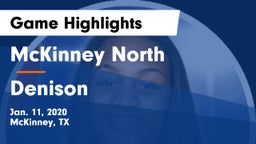 McKinney North  vs Denison  Game Highlights - Jan. 11, 2020