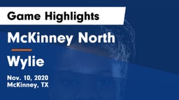 McKinney North  vs Wylie  Game Highlights - Nov. 10, 2020