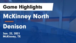 McKinney North  vs Denison  Game Highlights - Jan. 22, 2021
