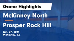 McKinney North  vs Prosper Rock Hill Game Highlights - Jan. 27, 2021