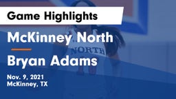 McKinney North  vs Bryan Adams  Game Highlights - Nov. 9, 2021
