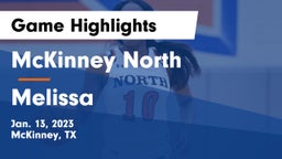 McKinney North  vs Melissa  Game Highlights - Jan. 13, 2023