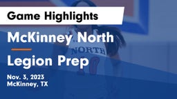 McKinney North  vs Legion Prep Game Highlights - Nov. 3, 2023