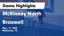 McKinney North  vs Braswell  Game Highlights - Nov. 11, 2023