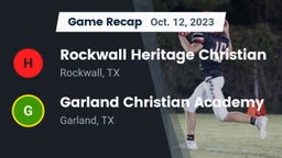 Recap: Rockwall Heritage Christian  vs. Garland Christian Academy  2023