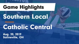 Southern Local  vs Catholic Central  Game Highlights - Aug. 20, 2019