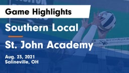Southern Local  vs St. John Academy Game Highlights - Aug. 23, 2021