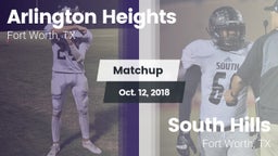 Matchup: Arlington Heights vs. South Hills  2018