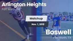 Matchup: Arlington Heights vs. Boswell   2019