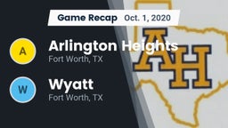 Recap: Arlington Heights  vs. Wyatt  2020