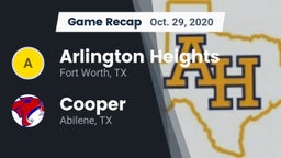 Recap: Arlington Heights  vs. Cooper  2020