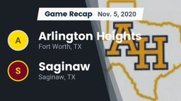 Recap: Arlington Heights  vs. Saginaw  2020