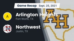 Recap: Arlington Heights  vs. Northwest  2021