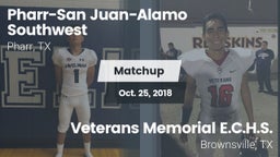 Matchup: PSJA Southwest vs. Veterans Memorial E.C.H.S. 2018