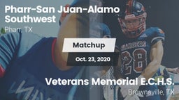 Matchup: PSJA Southwest vs. Veterans Memorial E.C.H.S. 2020
