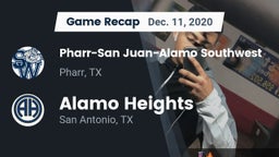 Recap: Pharr-San Juan-Alamo Southwest  vs. Alamo Heights  2020