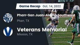 Recap: Pharr-San Juan-Alamo Southwest  vs. Veterans Memorial  2022