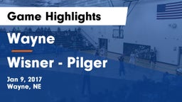 Wayne  vs Wisner - Pilger  Game Highlights - Jan 9, 2017