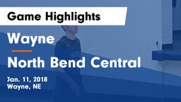 Wayne  vs North Bend Central  Game Highlights - Jan. 11, 2018