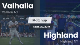 Matchup: Valhalla  vs. Highland  2019