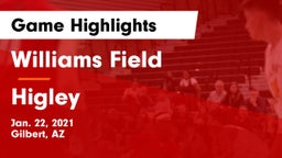 Williams Field  vs Higley  Game Highlights - Jan. 22, 2021