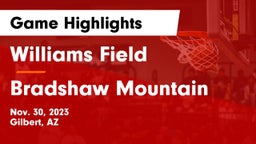 Williams Field  vs Bradshaw Mountain  Game Highlights - Nov. 30, 2023
