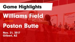Williams Field  vs Poston Butte  Game Highlights - Nov. 21, 2017
