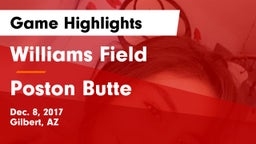 Williams Field  vs Poston Butte  Game Highlights - Dec. 8, 2017