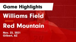 Williams Field  vs Red Mountain  Game Highlights - Nov. 23, 2021