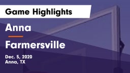 Anna  vs Farmersville  Game Highlights - Dec. 5, 2020