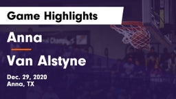 Anna  vs Van Alstyne  Game Highlights - Dec. 29, 2020