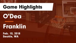 O'Dea  vs Franklin  Game Highlights - Feb. 10, 2018