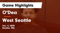 O'Dea  vs West Seattle  Game Highlights - Jan. 4, 2020