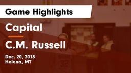 Capital  vs C.M. Russell  Game Highlights - Dec. 20, 2018