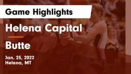 Helena Capital  vs Butte  Game Highlights - Jan. 25, 2022