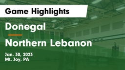 Donegal  vs Northern Lebanon  Game Highlights - Jan. 30, 2023