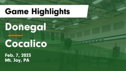 Donegal  vs Cocalico  Game Highlights - Feb. 7, 2023
