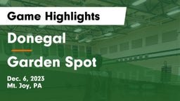 Donegal  vs Garden Spot  Game Highlights - Dec. 6, 2023